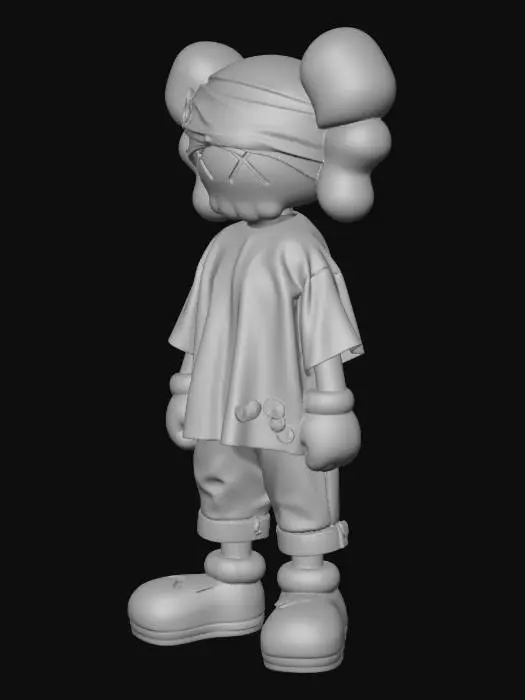 3D model for KAWS Yellow Companion