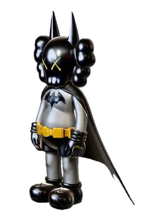 KAWS X DC Original Fake Batman 3D model, vytvořený pomocí AI