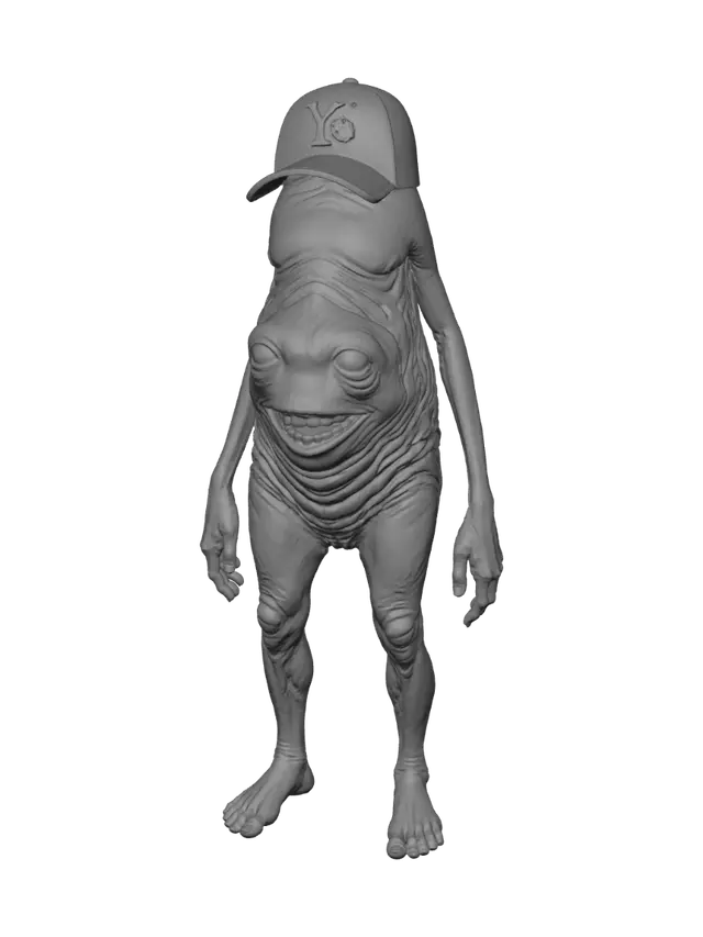 3D model for Y Cap Creature