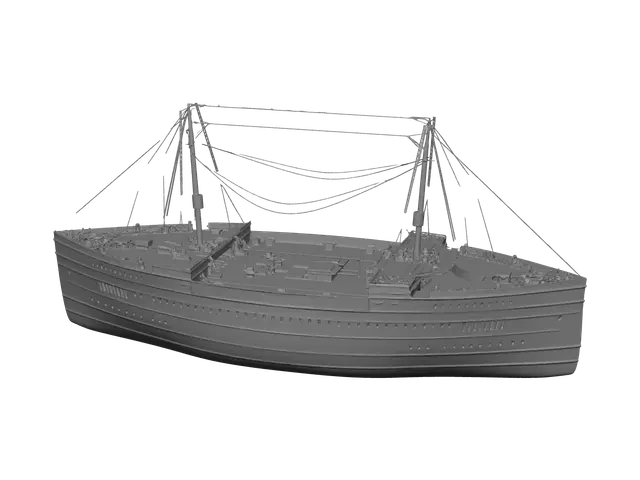 3D model for Titanic Bow