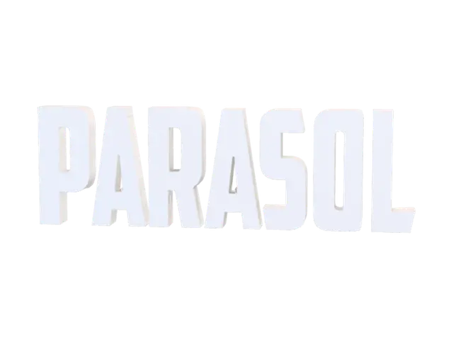 Parasol - Umbrella 3D model, vytvořený pomocí AI