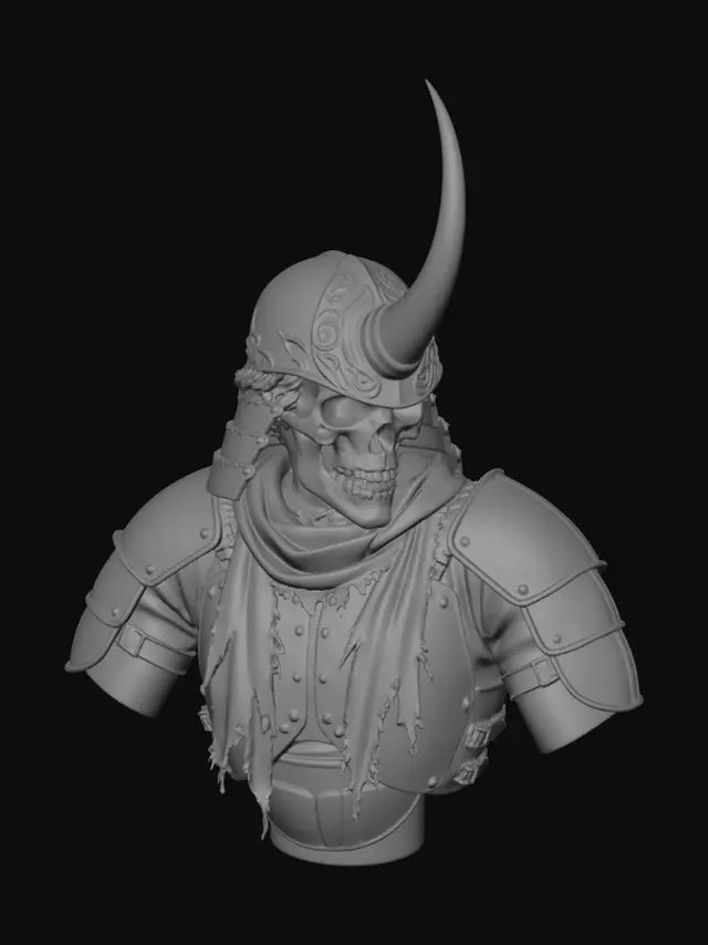3D model for Horned Skull Knight