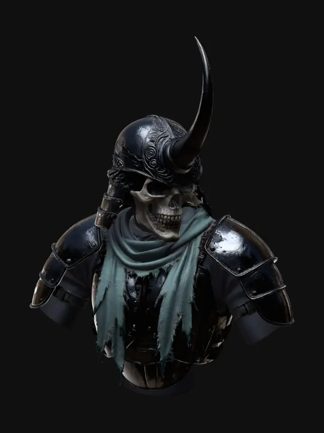 3D model for Horned Skull Knight