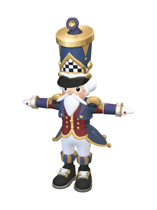 3D model for Nutcracker Soldier