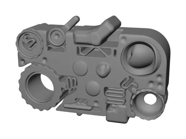 3D model for Blue and yellow gear puzzle toy