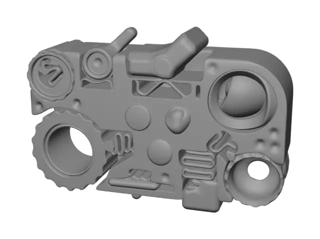 3D model for Blue and yellow gear puzzle toy