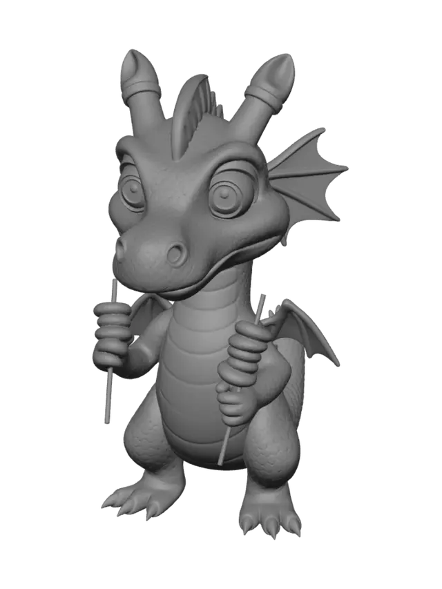 3D model for Drago con arrosticini