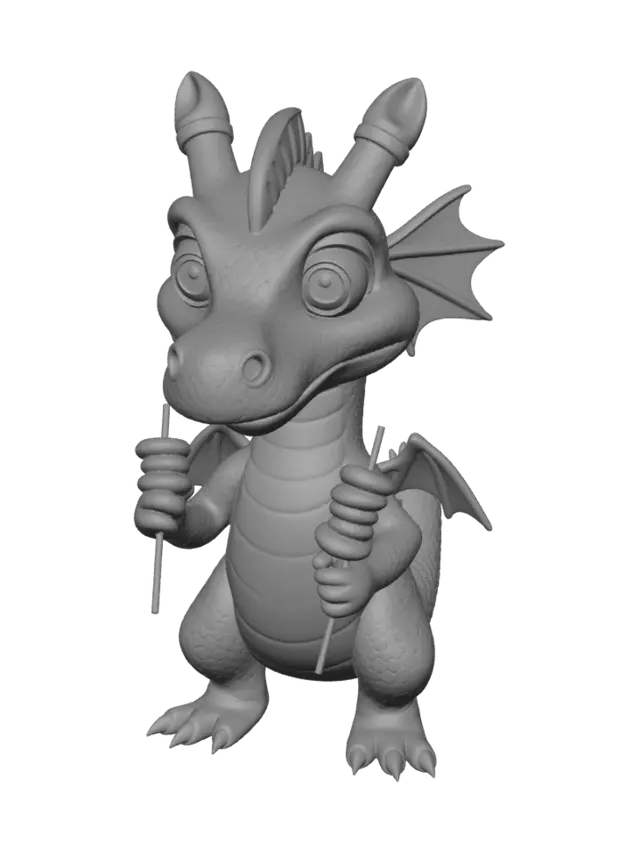 3D model for Drago con arrosticini