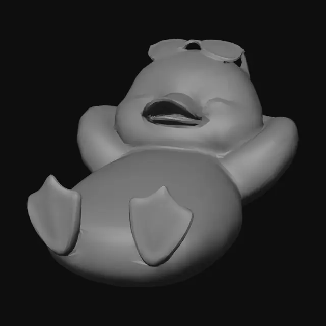 3D model for Relaxed Floating Duck