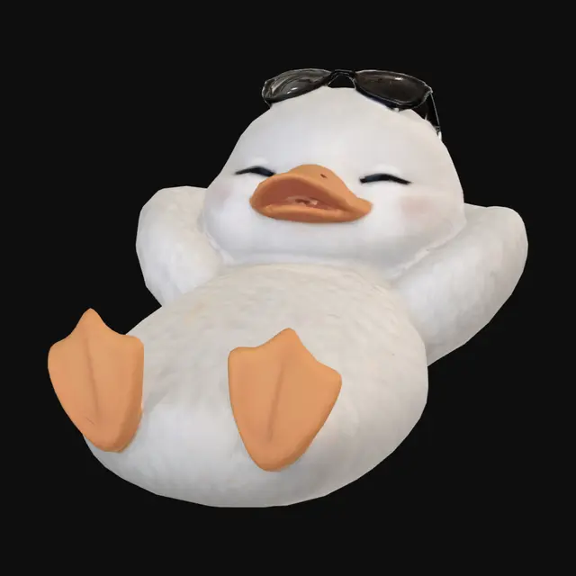 3D model for Relaxed Floating Duck
