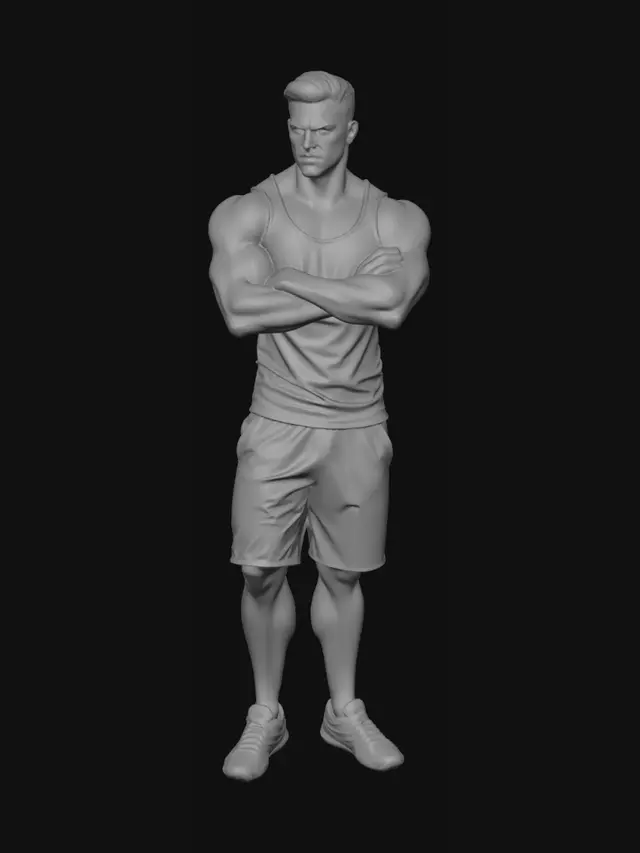 3D model for männliche Figur
