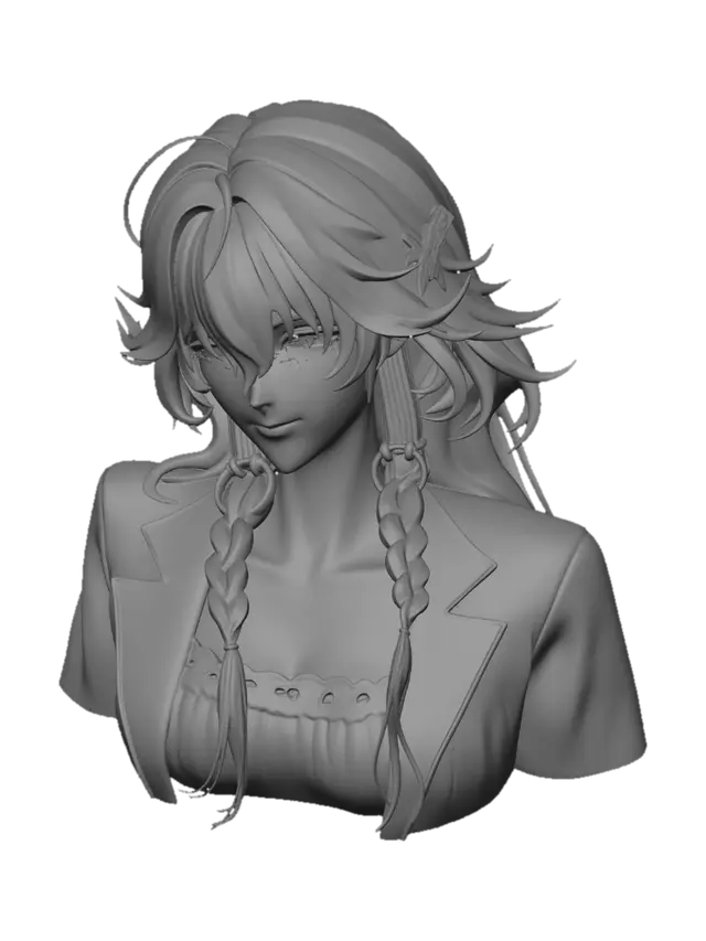 3D model for Midnight Bow Stilettos