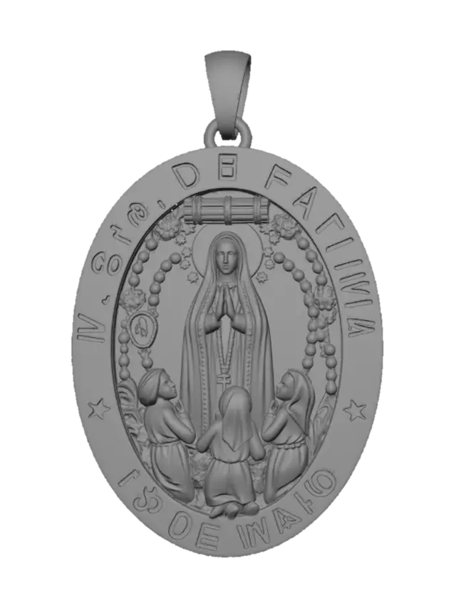 3D model for Our Lady of Fatima Medal