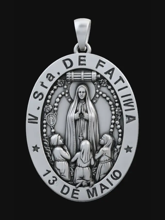3D model for Our Lady of Fatima Medal