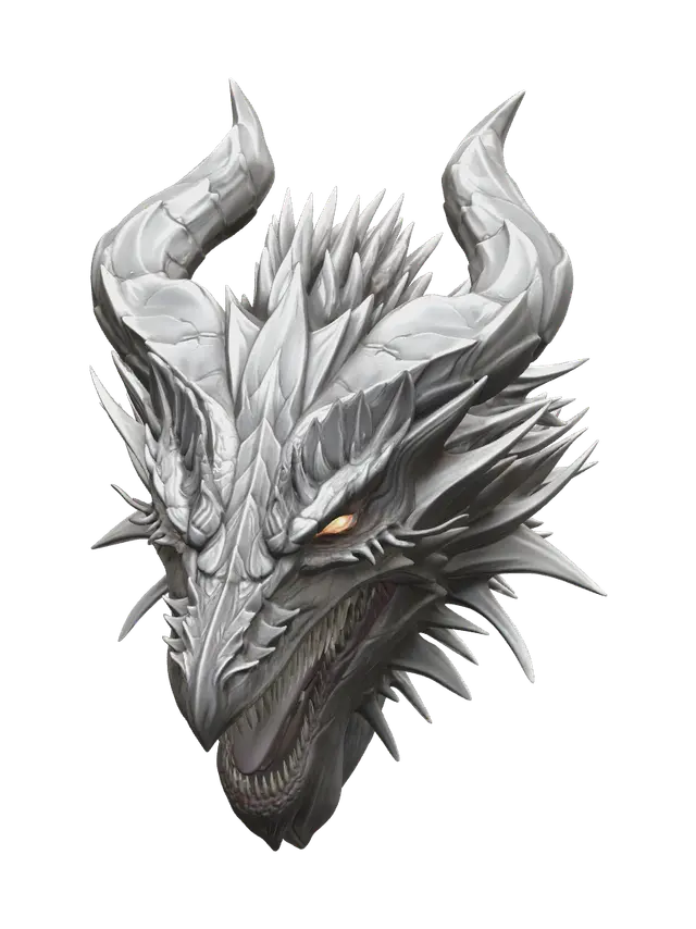 3D model for Dragon Head