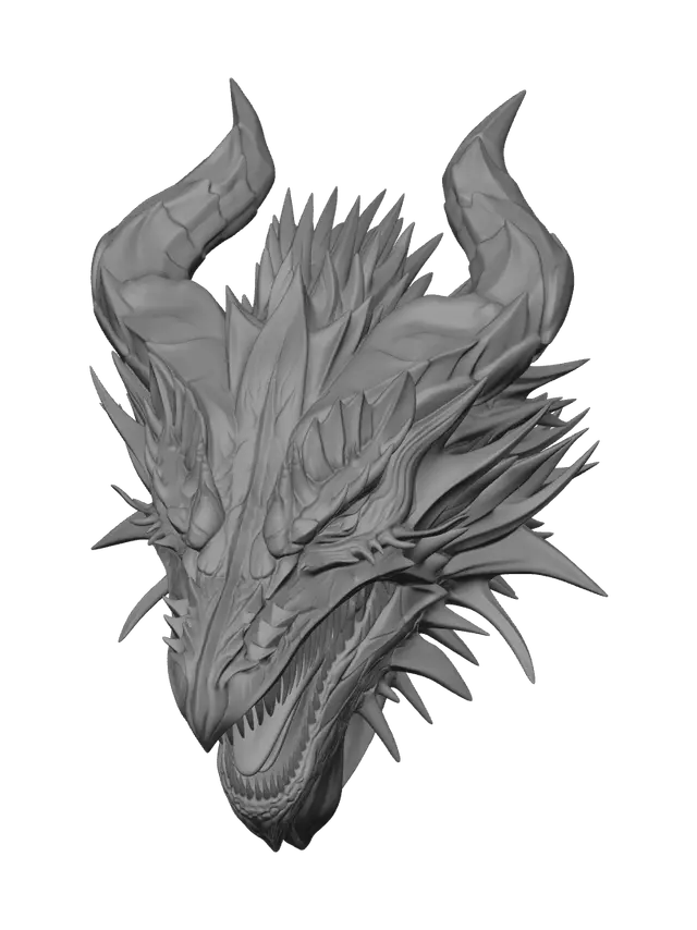 3D model for Dragon Head