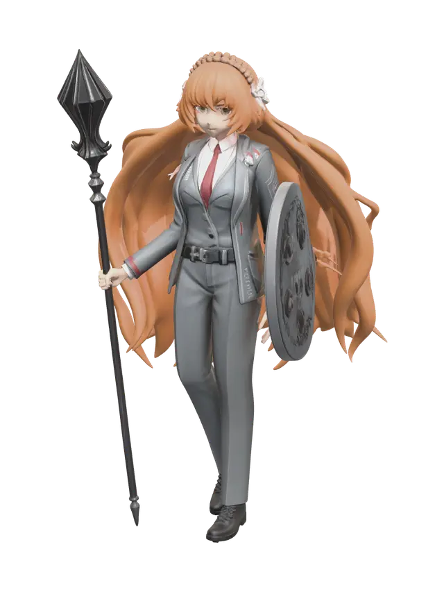 Ishmael Limbus Company - Protagonist 3D model, vytvořený pomocí AI