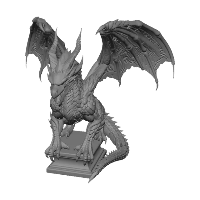 3D model for Molten Emberdrake
