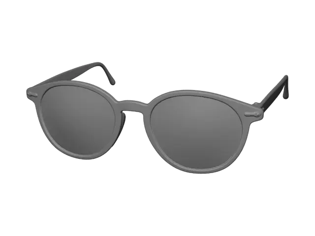 3D model for Amber Round Sunglasses