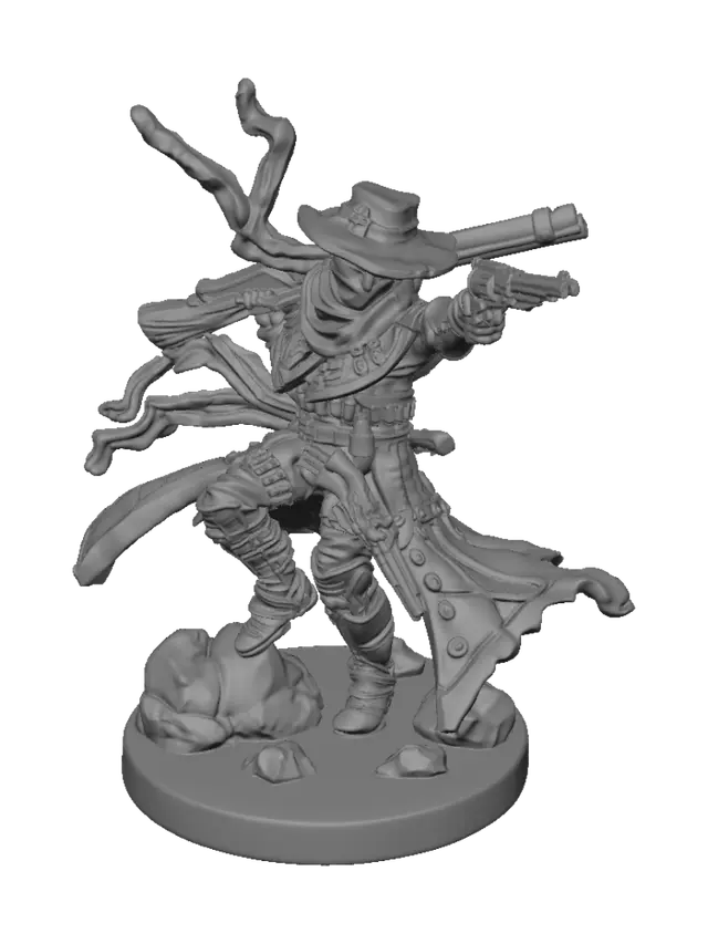 3D model for Scarlet Scarf Gunslinger