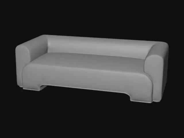 3D model for Low-Profile Arc Sofa