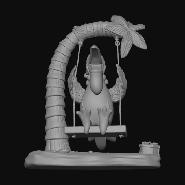 3D model for Duck on a Tropical Swing