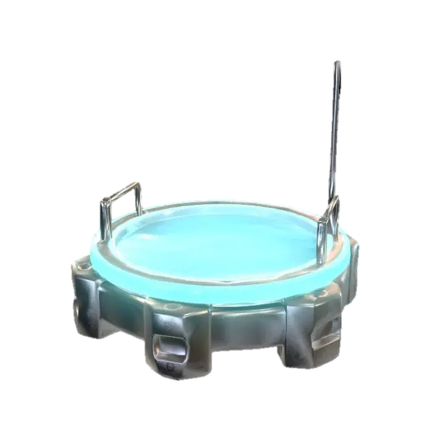 Low poly game-ready version of a futuristic industrial gravity platform for an… - Lowpolly 3D model, vytvořený pomocí AI