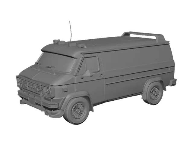 3D model for The A Team van