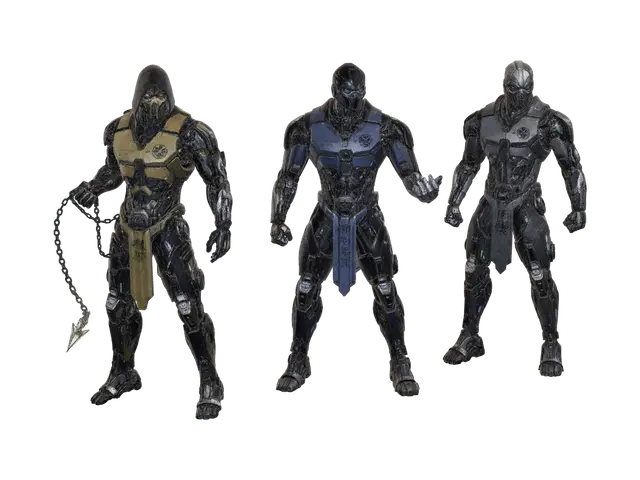 3D model for cyber scorpion, subzero & smoke