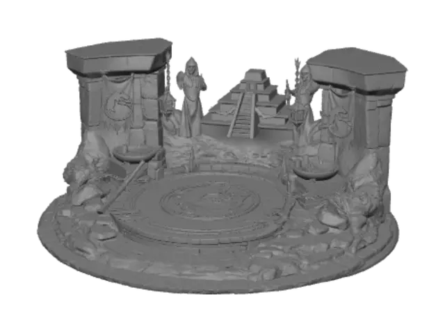 3D model for Emerald Moon Temple