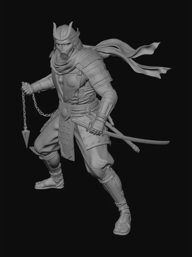 3D model for Criar uma figura completa do personagem na foto