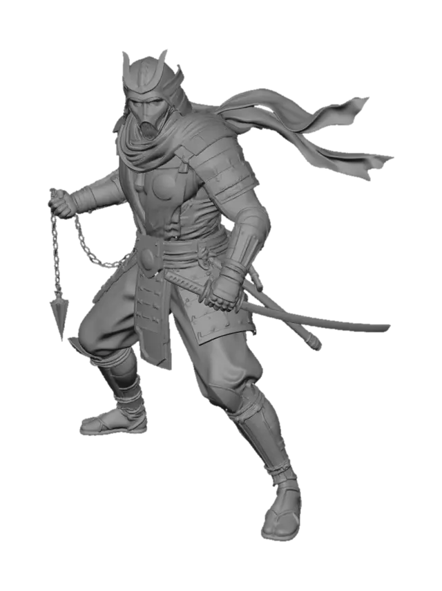 3D model for Criar uma figura completa do personagem na foto