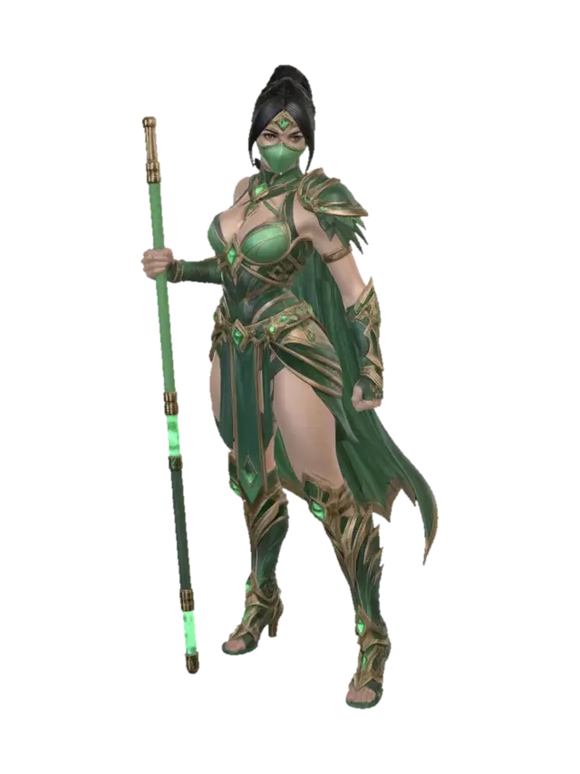 3D model for Emerald Sentinel