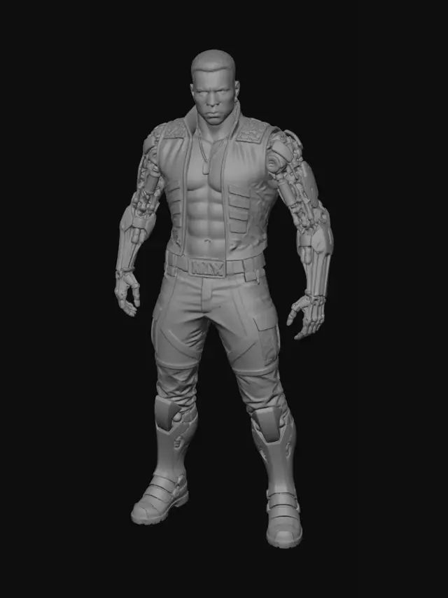 3D model for JAX Cybernetic Warrior