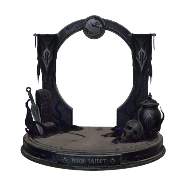 Noob Saibot: Gate of Shadows - Mortalkombat 3D model, vytvořený pomocí AI