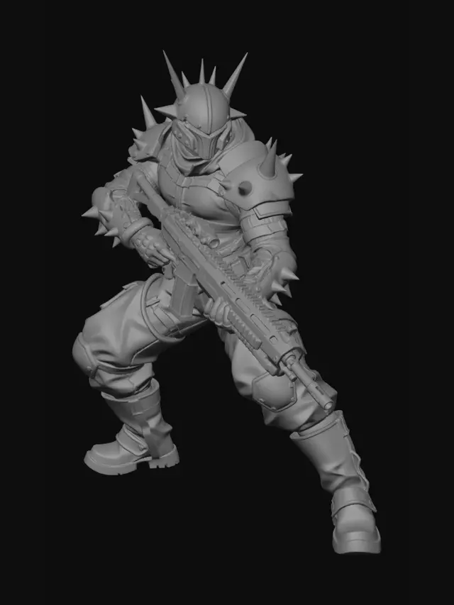 3D model for Spiked Vanguard