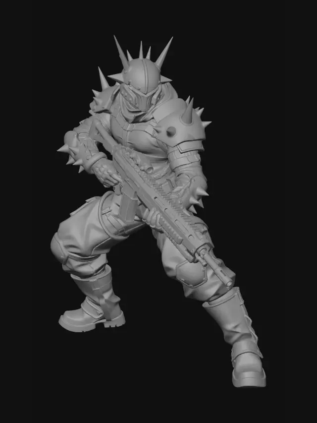 3D model for Spiked Vanguard