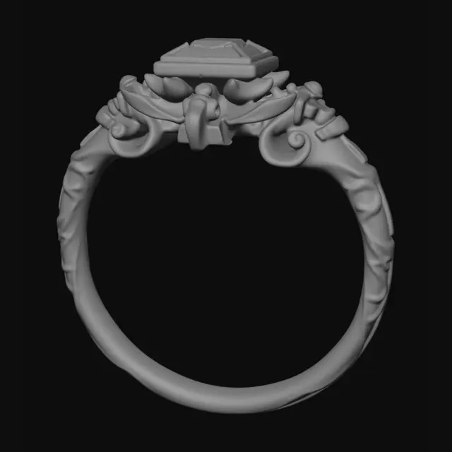 3D model for Miniature Figure Ring