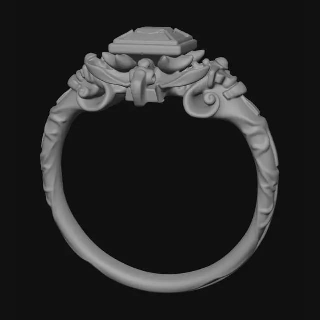 3D model for Miniature Figure Ring