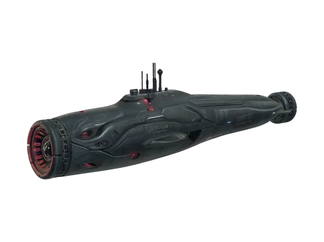 Apex Sentinel 3D model, vytvořený pomocí AI