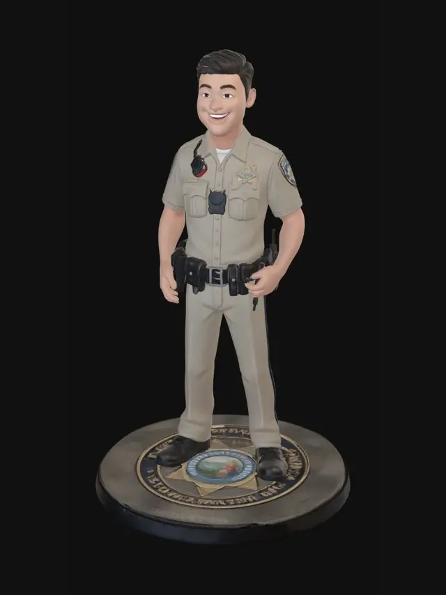 3D model for Slowjamastan Police Officer Figurine