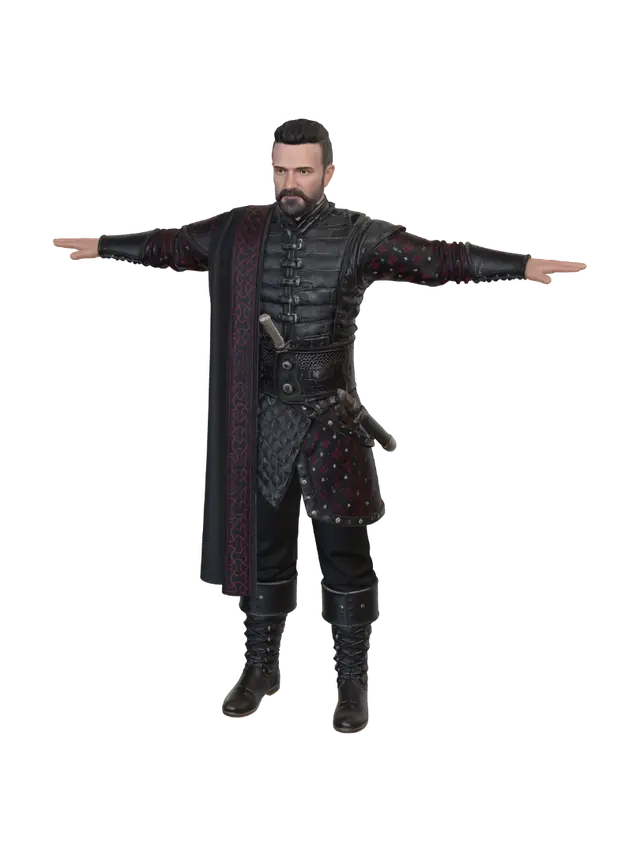 Aya Nikola 3D Model - Armorset 3D model, vytvořený pomocí AI