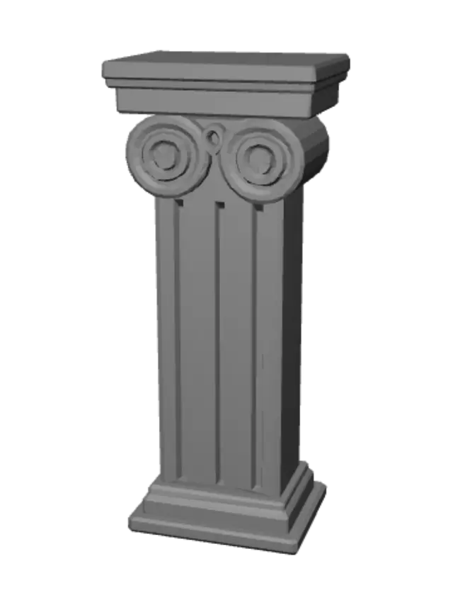 3D model for Stormbound Ionic Pillar