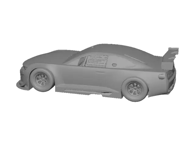 3D model for Modern 2026 NASCAR race car.