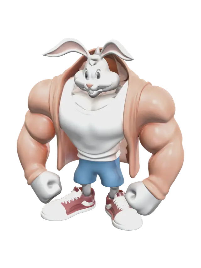 3D model for Bugs Bunny Meme