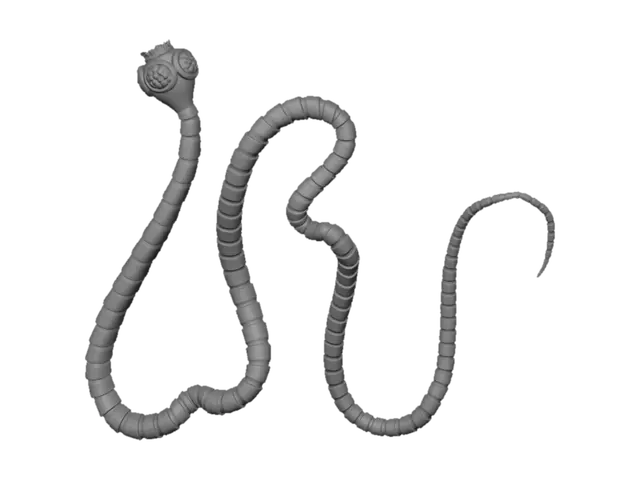 3D model for Three-Eyed Serpent