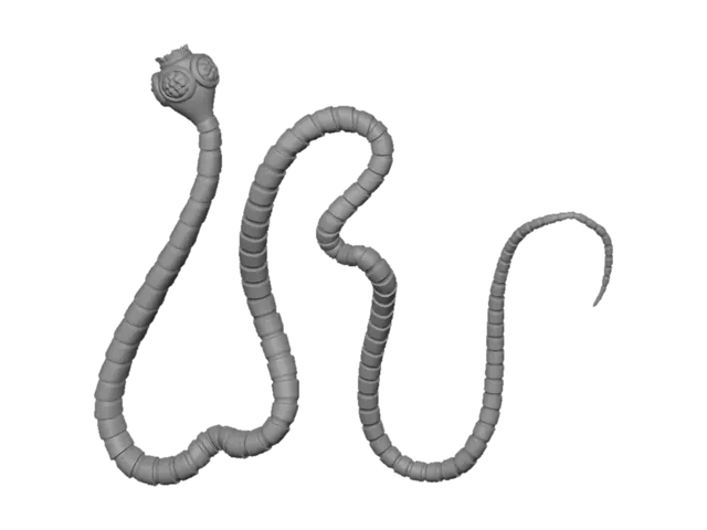 3D model for Three-Eyed Serpent