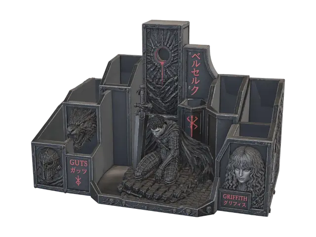 Porta objetos Berserk-Gats - Engraving 3D model, vytvořený pomocí AI