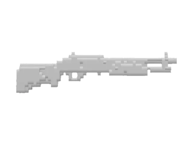 3D model for A high quality, realistic 3d model of a Mossberg 500