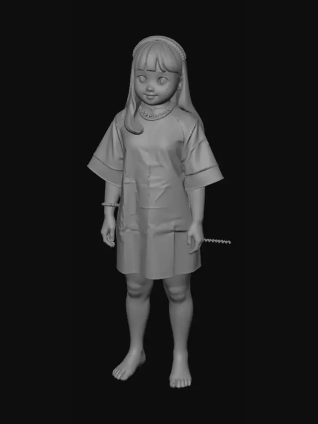 3D model for Crimson Charm Doll